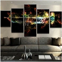 diy diamond painting abstract color musical instruments flames trumpet 5d diamond embroidery cross stitch mozaik puzzlezp 2472