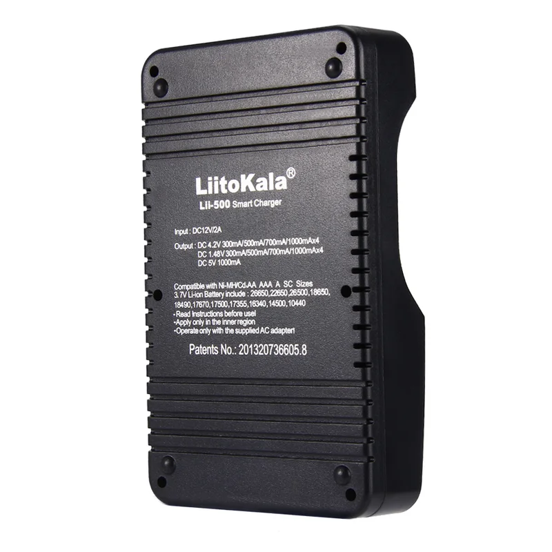 Зарядное устройство Liitokala Lii 500 для аккумуляторов 18650/26650/16340/14500/10440 lii500 EU US