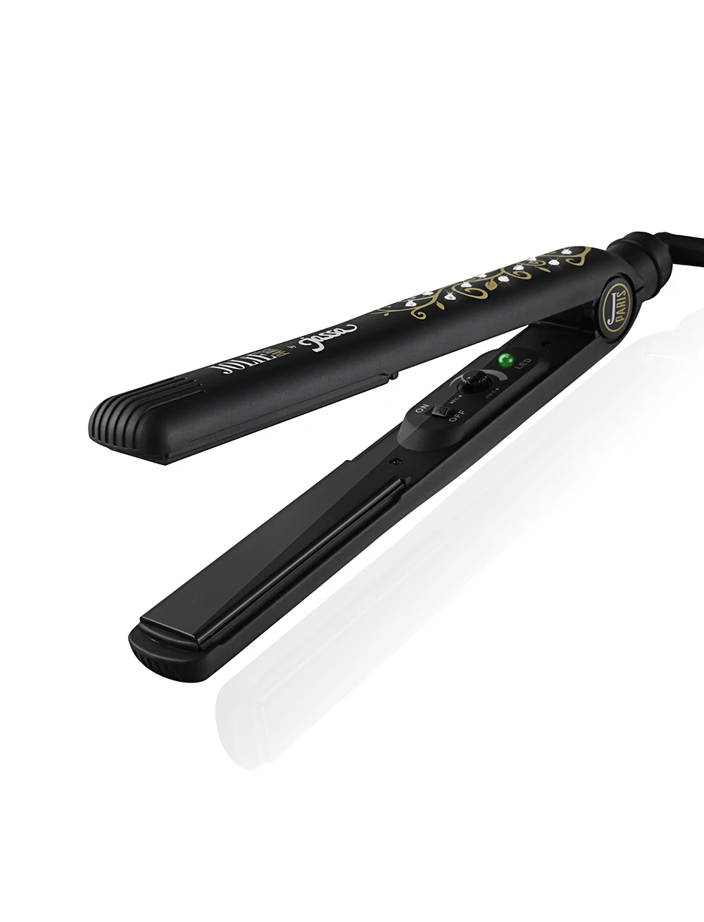 Утюг Дома держать профессиональный выпрямитель для волос Flat Iron Выпрямление Керамические Турмалин щипцы для завивки с Бриллиантом HT062Black