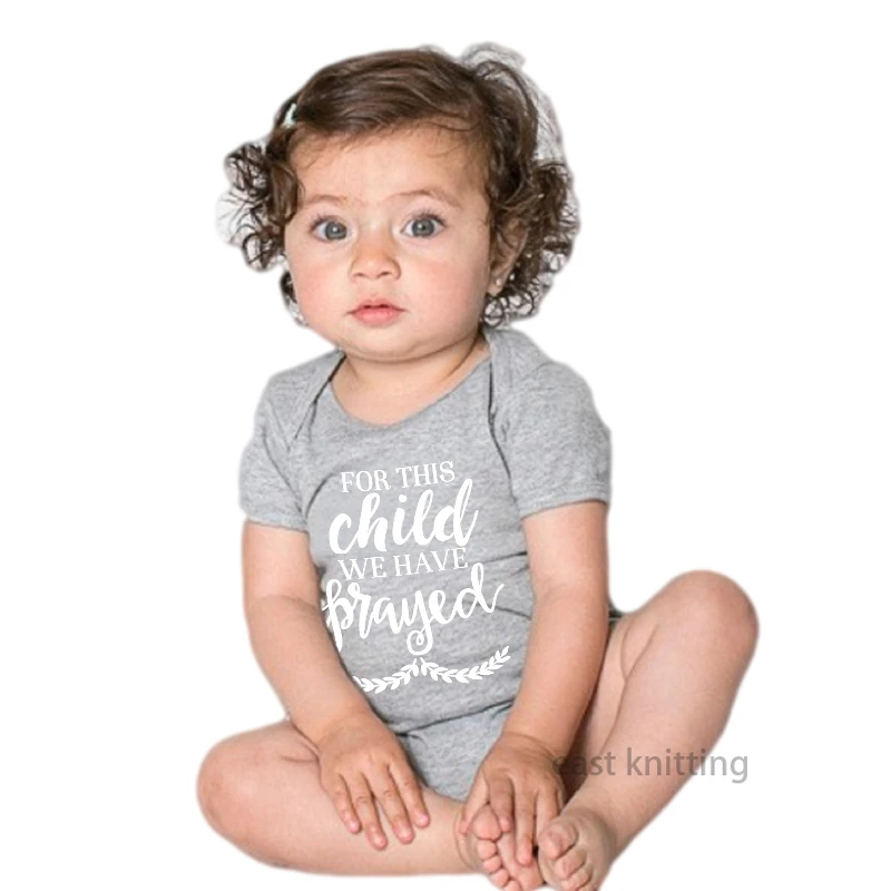 

DERMSPE 2019 New Casual Newborn Toddlers Baby Boys Girls Short Sleeve Letter Print Cute Cotton Bodysuit Baby Clothes Gray White