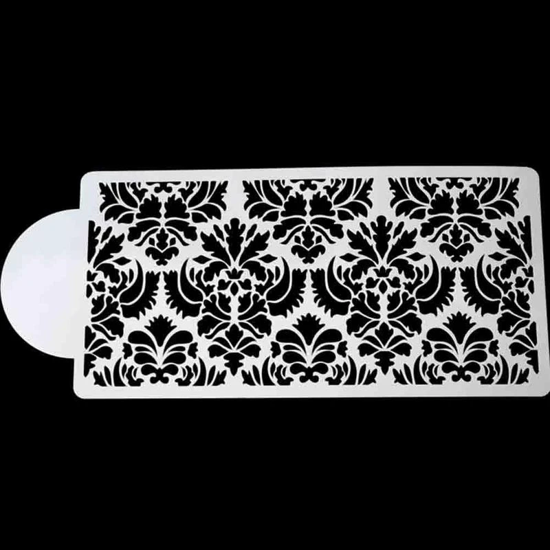 Многоразовые модные кружевные формы для торта декоративные шаблоны помадки