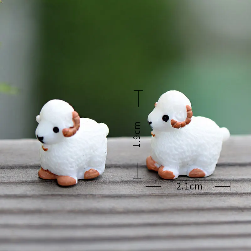 Фигурки героев мультфильмов 10 шт./лот миниатюрные игрушки в виде овец сказочные