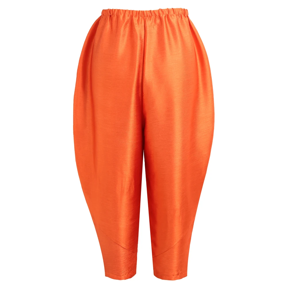 Модные женские свободные брюки Romacci с жареной курицей Необычные резинкой на