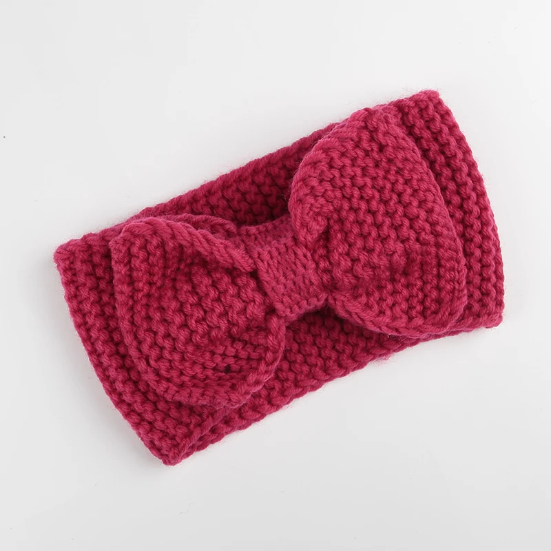 

8pcs/lot Ear Wool Winter Crochet Headband For Women Hair Band Turban Headband Girl Headwrap Top Knot Hairband Knitted Headwear