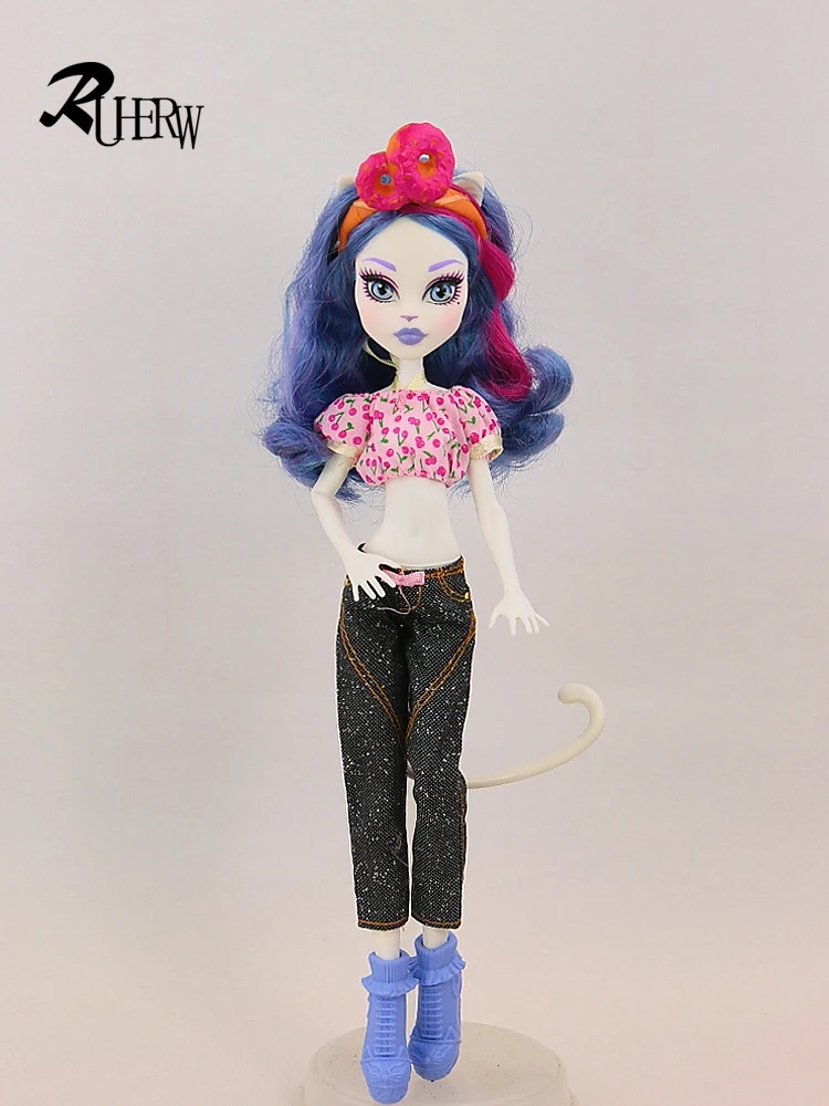5 шт./лот новая модная одежда для кукол повседневные наряды Monster High Бесплатная