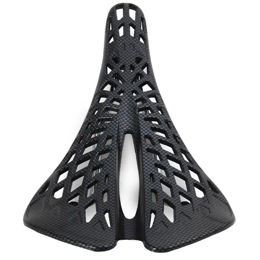 Unisex Hollow Mountain Bicycle Saddle Seat Out Dark Gray Parts | Спорт и развлечения