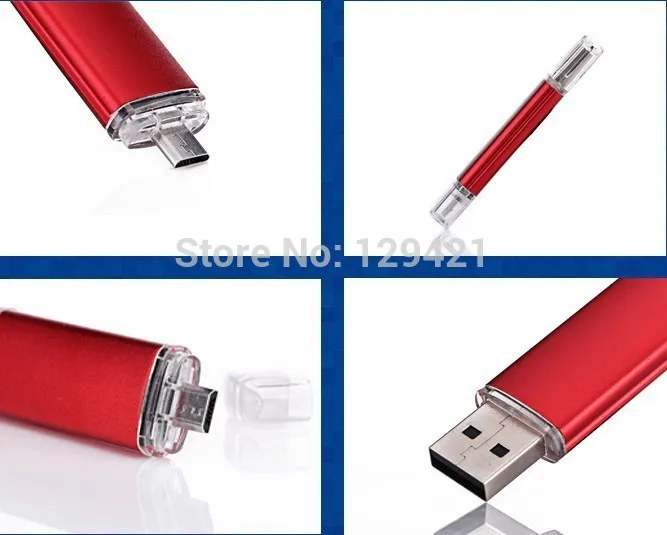 Smart Phone PC USB Flash Drive pen 4GB 8GB 16GB 32GB mini usb OTG external storage micro memory stick drive pendrive | Компьютеры и
