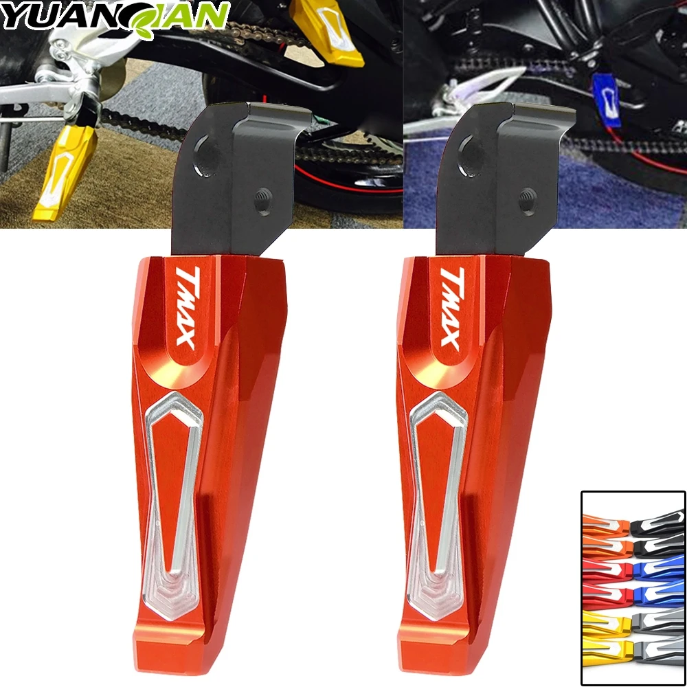 Cnc Алюминиевые мотоциклетные задние Пассажирские подножки педали подножки для Yamaha TMAX 500 TMAX 530 T-MAX500 T-MAX530 T MAX 500 530