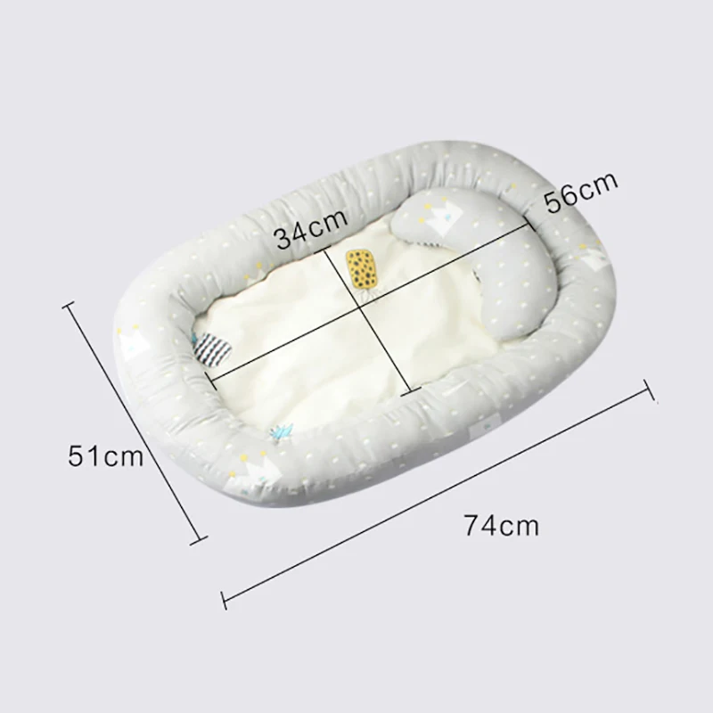 

Portable Bassinet Baby Crib Nursery Travel Folding Baby Bed Pillow Infant Toddler Cradle Multifunction Storage Bag Baby Care