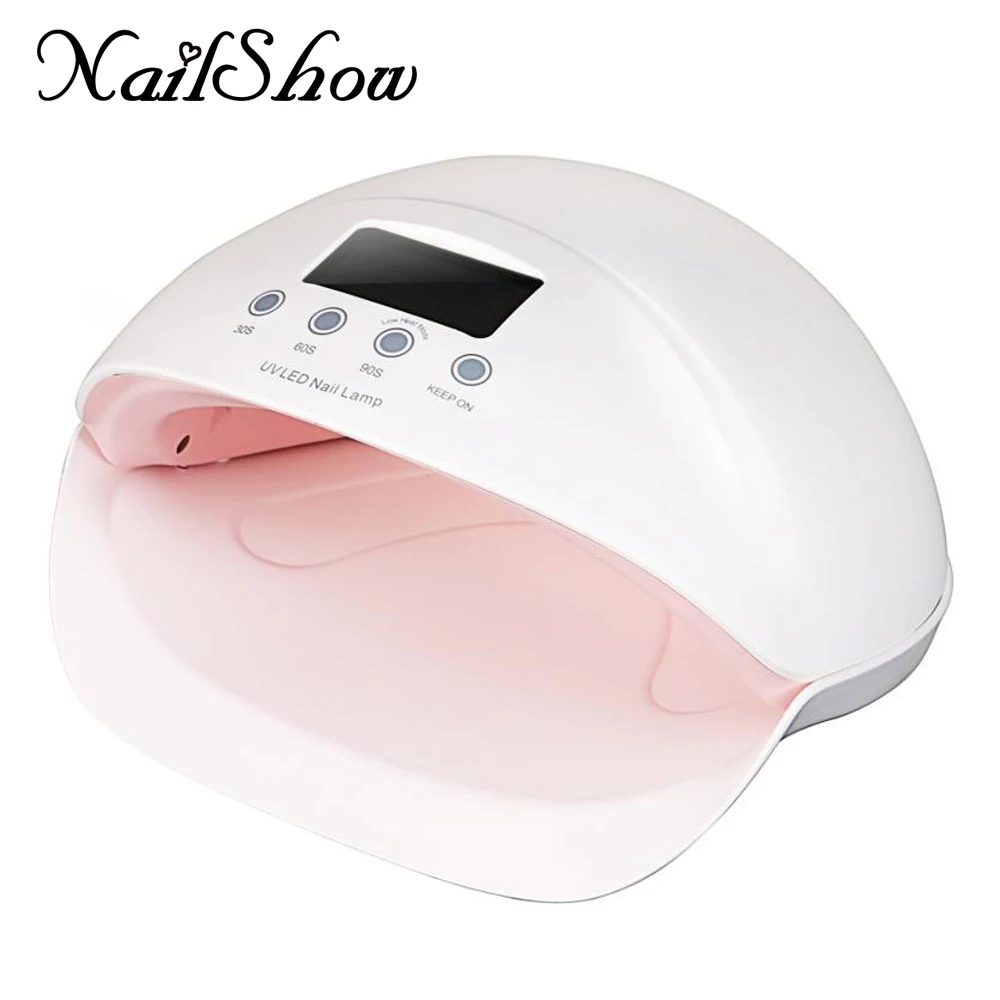 NailShow 50 Вт 28 ламповых бусин светодио дный Сушилка для ногтей УФ лампа сушки с ЖК