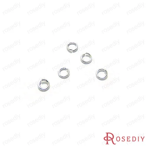 Wholesale Imitation Rhodium Diameter 3mm-20mm Round Metal Iron Jump Ring Diy Accessories (JM3067) | Украшения и аксессуары