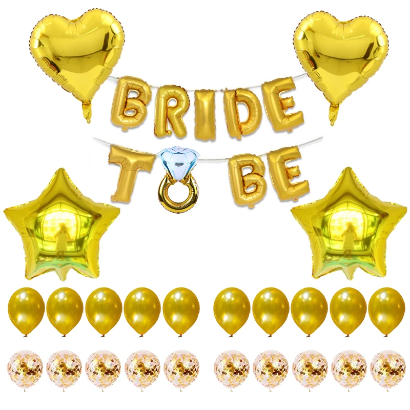 О Детские воздушные шары с буквами бриллиантовое кольцо воздушный шар для