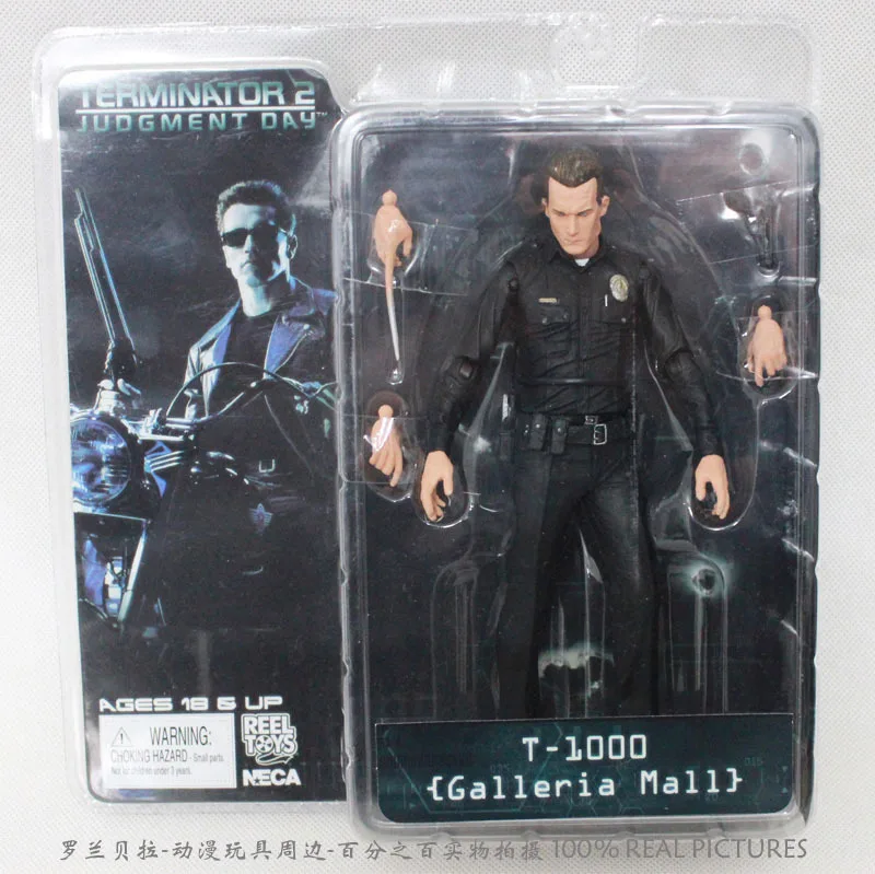 Galleria Mall NECA Терминатор 2 фигурку T-800 эндоскелет Классический рисунок игрушки " 18 см 7 стилей - Цвет: Galleria Mall