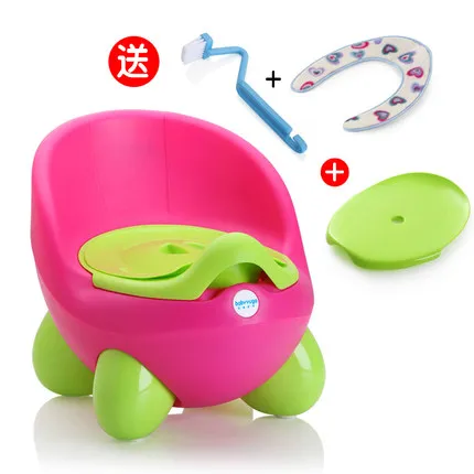 Cushion with Lid Детское сиденье для горшка, милое яйцо, детский стул для унитаза, обучающее сиденье для детей, QQ, горшок, табурет с крышкой унитаза и бесплатной щеткой - Цвет: Cushion with Lid