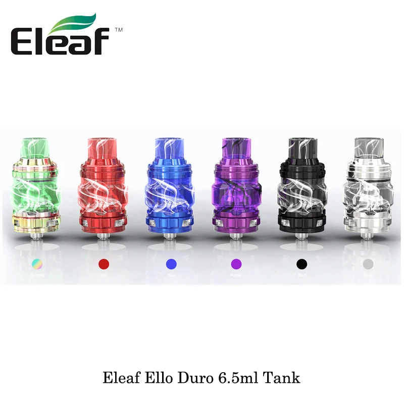 Электронная сигарета оригинал Eleaf Ello Duro 6 5 мл бак атомайзер с HW M/HW N Головка