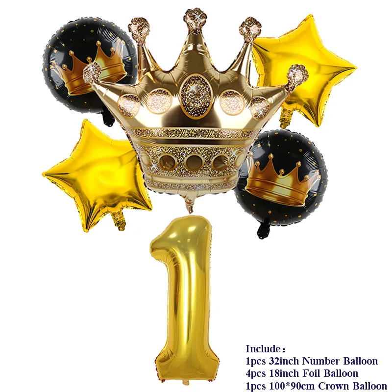 Флуоресцентный желтый 5pcs 30 inch Gold Number Foil Balloons Gold Crown 0-9 Digit Air Ballon Kids Birthday Party Decorations Anniversary Supplies Ball - Цвет: Флуоресцентный желтый
