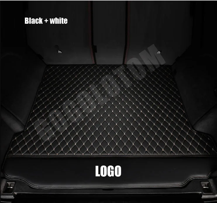 black white trunk Изготовленные на заказ автомобильные коврики роскошный кожаный Volvo Xc90 S90L S60 V40 S40 Xc60 C30 S80 V50 Xc70 XC90 V60 авто аксессуары для стайлинга ковер - Название цвета: black white trunk