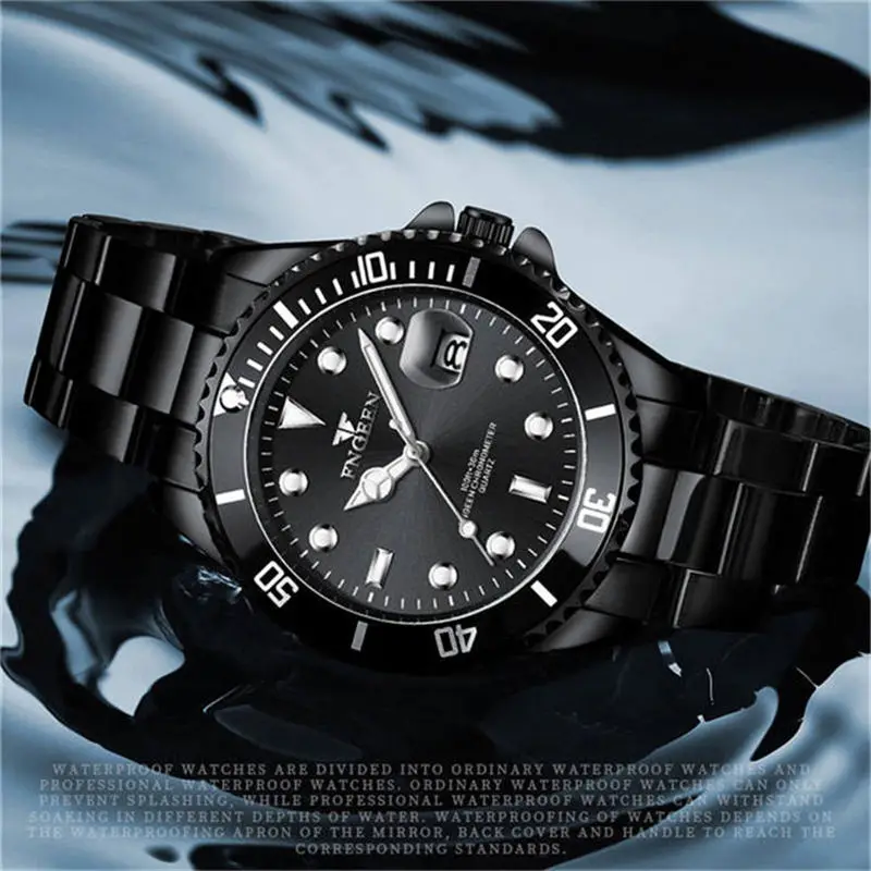 

FNGEEN Mens Watches Top Brand Luxury Waterproof Wrist Watches Good Date Simple Casual Quartz Watch For Men Sports Clock 2019 New