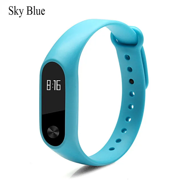 Распродажа, Xiaomi mi ремешок, 2 ремешка и зарядное устройство для mi Band 2, силиконовый ремешок, браслет, сменный Браслет, цветной ремешок на запястье - Цвет: Синий