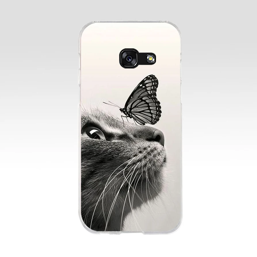 Мягкий силиконовый чехол из ТПУ для Samsung a3 2016 a5 2017 a6 plus a7 a8 2018 s6 7 8 9 140 Fish Shark Eagle Cat Bottle