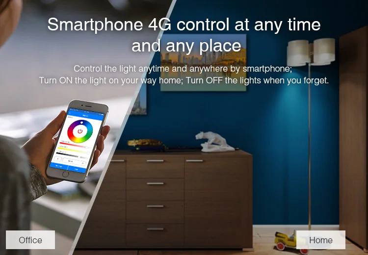 Amazon Alexa YT1 WiFi Пульт дистанционного управления YL1 сенсорный RGB WiFi светодиодный контроллер ler YL5 5 в 1 WiFi светодиодный контроллер 9 Вт RGB+ CCT WiFi светодиодный фонарь