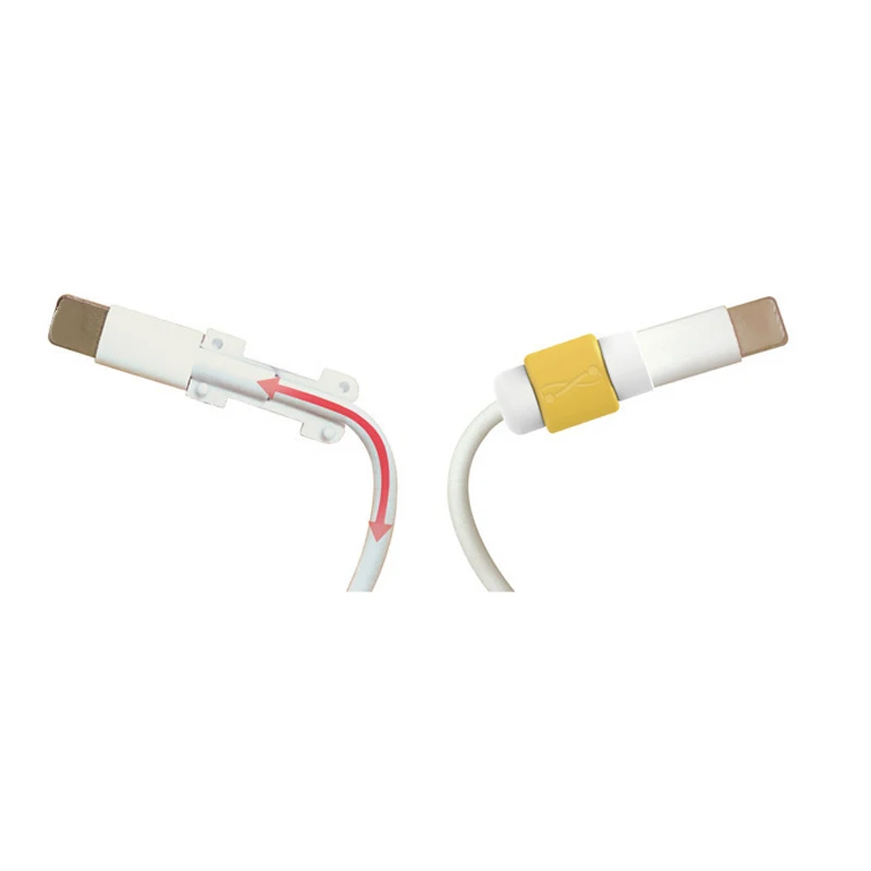10 шт./компл. мини USB кабель протектор для iPhone 6/7/Plus iPad данных наушники кабели