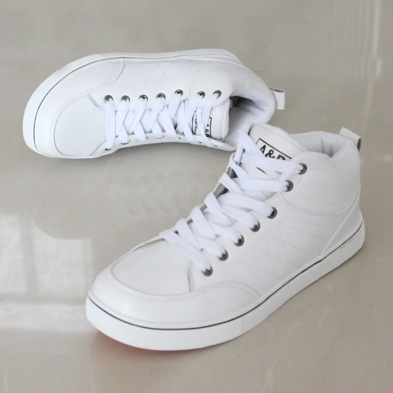 Мужская обувь 2017 повседневная с высоким верхом для скейта Модные ботильоны