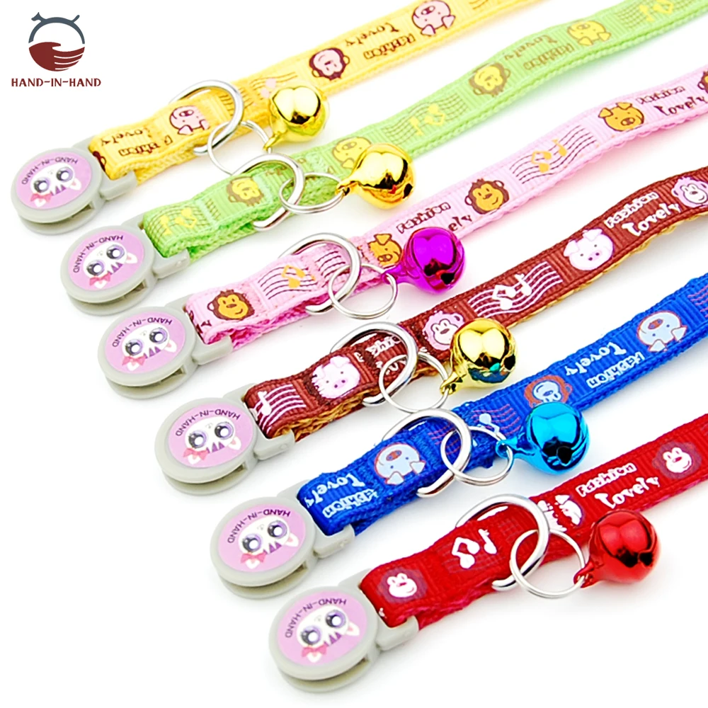 Cat Collar Pet Product Collar Safety Buckle Quick Release Cartoon printed Collar
