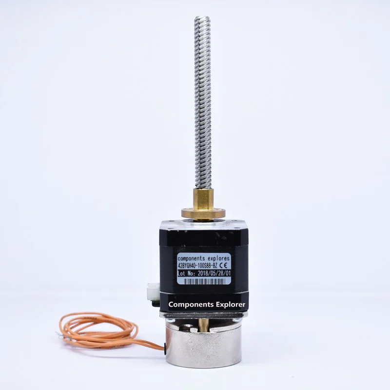 Тормозные шаговые электродвигатели Nema17 42BYGH40 100S88 BZ для медицинского оборудования