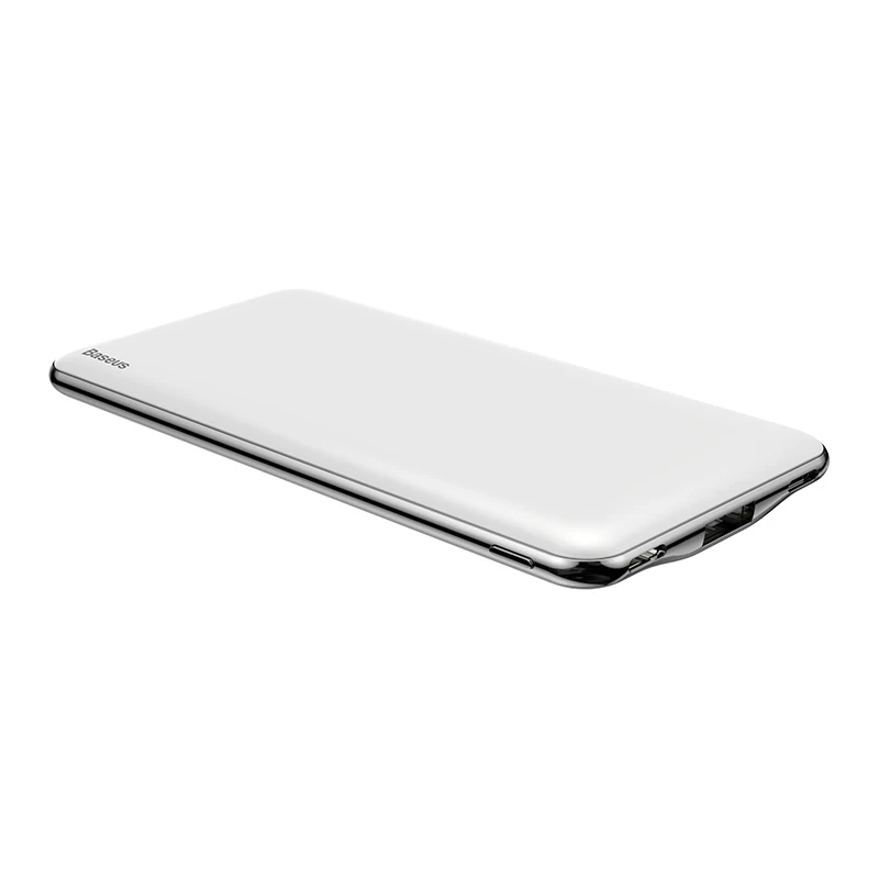Baseus 3A power Bank 10000 мАч PD3.0 быстрое зарядное устройство USB-C Быстрая зарядка внешняя батарея для iPhone samsung Xiaomi внешний аккумулятор - Цвет: white