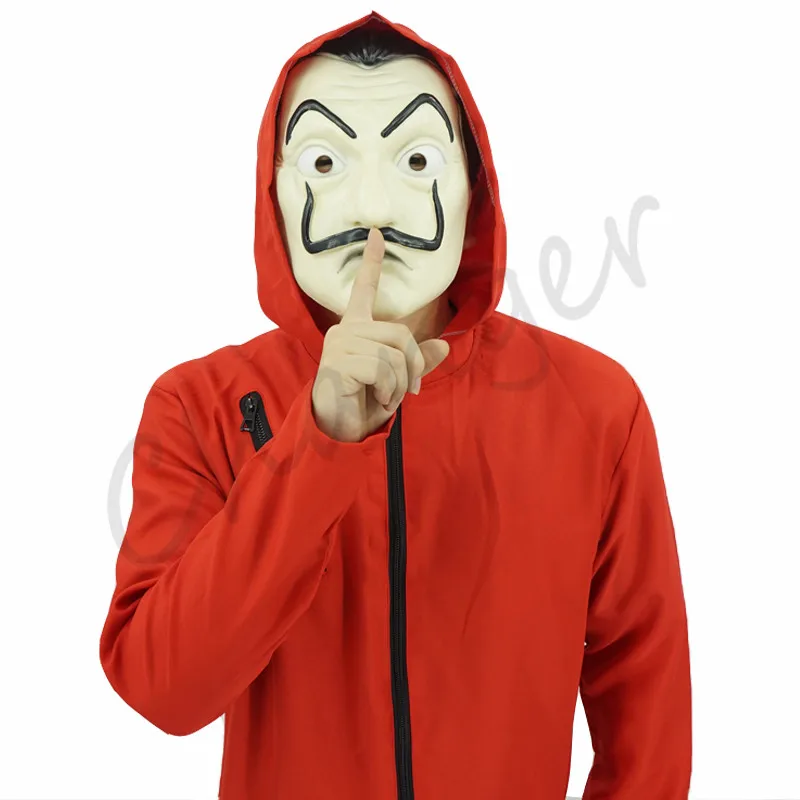 Костюм La Casa De Papel костюм Сальвадора Дали из фильма бумажный дом косплей костюмы на