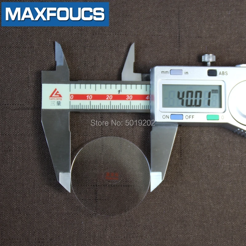 

Flat 1.0mm Diameter 40/40.5/41/41.5/42/42.5/43/43.5- 50mm Sapphire Glass Watch parts Transparent Crystal Glass For Watch Repair