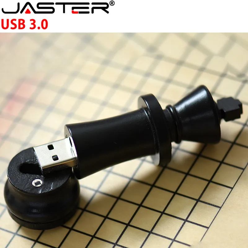 JASTER USB 3,0 деревянный международный шахматный USB флеш-накопитель 4 ГБ 16 ГБ 32 ГБ 64 ГБ логотип клиента свадебный подарок