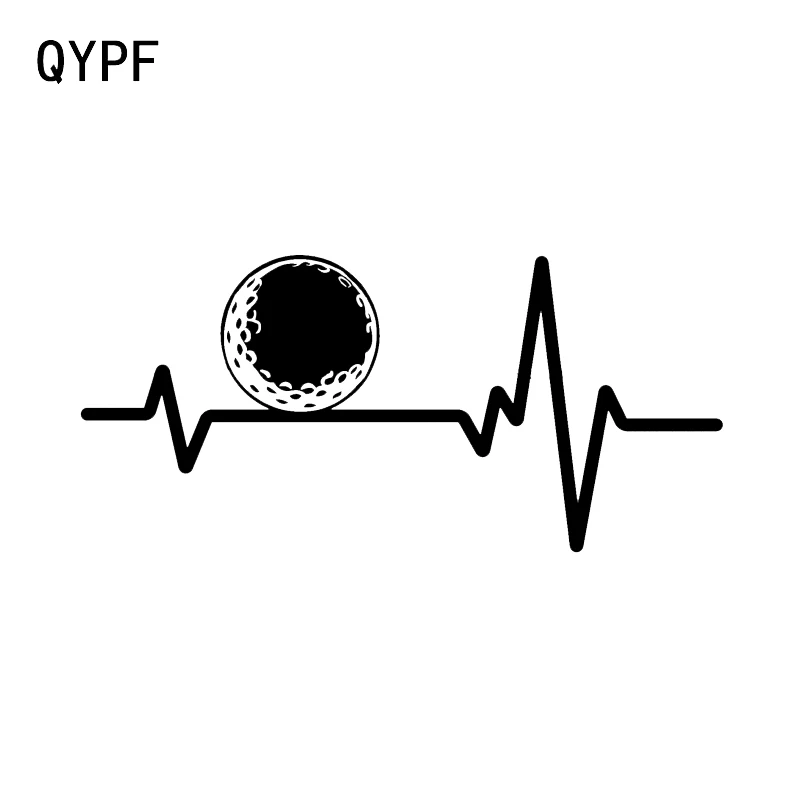 Интересная электрокардиограмма QYPF 16*7 4 см спортивный декор для гольфа