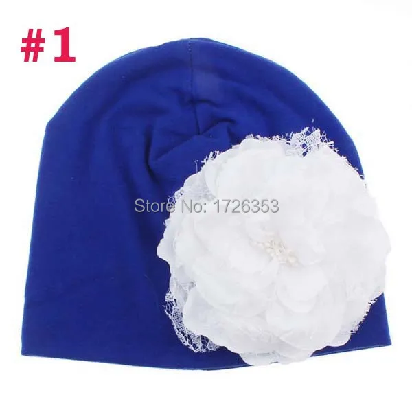 2015 новая детская шапка для новорожденных девочек хлопок шапочка Кепки Пион