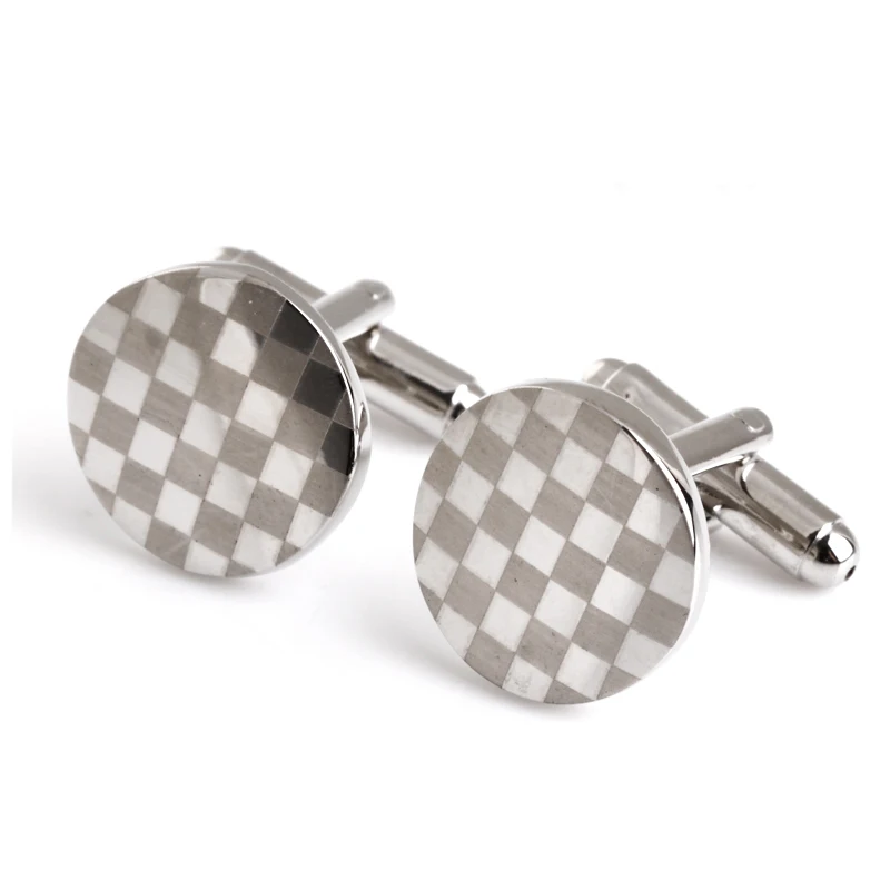 

Запонки мужские мозаичные, элегантный дизайн, металлические запонки для рубашек, уникальные свадебные запонки для жениха