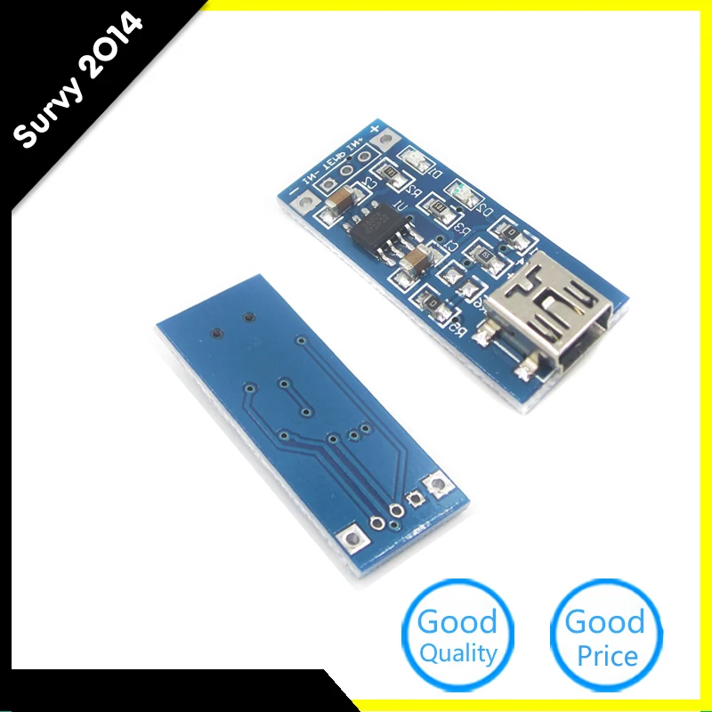 5 шт. 5В 1а Micro USB 18650 Зарядное устройство Модуль зарядка плата с автоматической