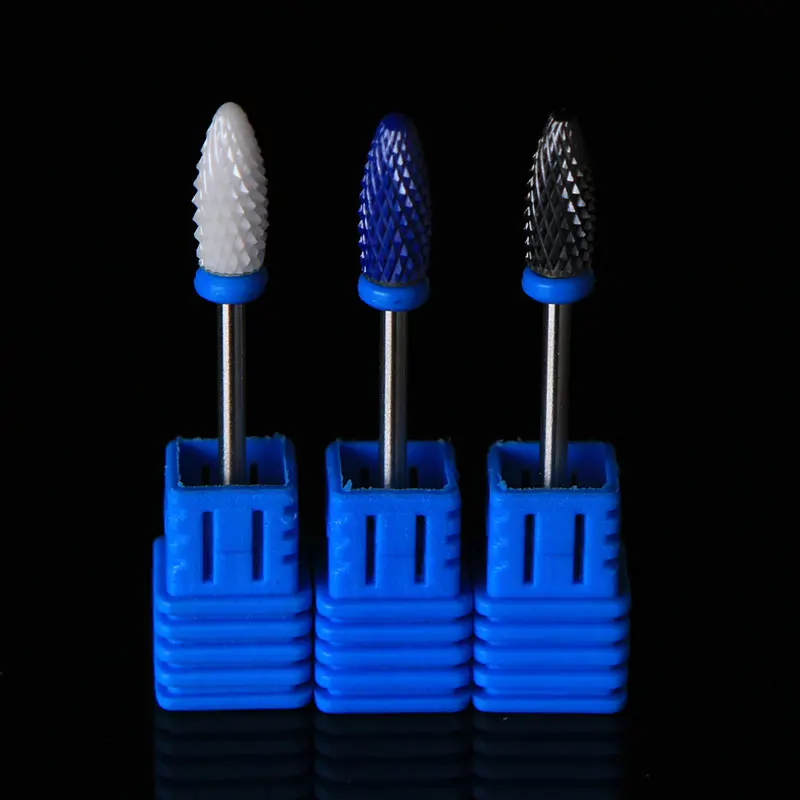 Ellwings пуля керамический сверло для ногтей вращающийся Бур резцы фрезы маникюр