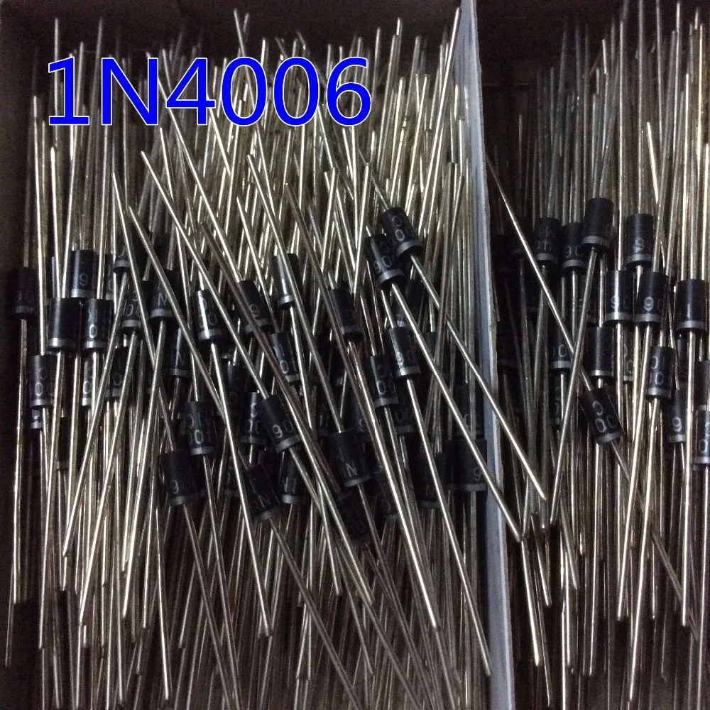 Фото Совершенно новый 1N4006 1N-4006 1N 4006 DO-41 1A 800V MIC DIP Выпрямитель Диод IN4006 1000 ⑤ коров. №3