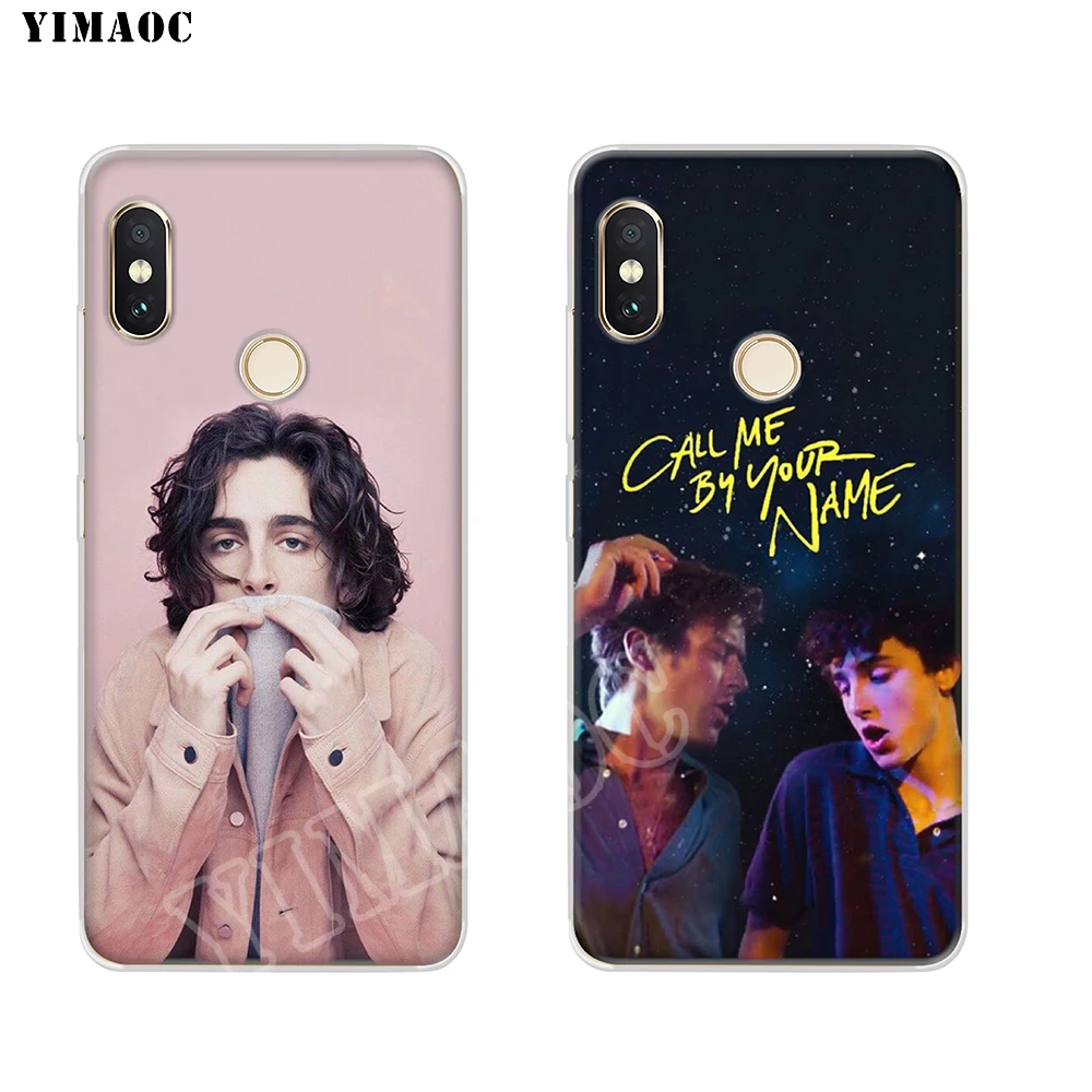 YIMAOC Timothee Chalamet Soft Silicone Case for POCOPHONE F1 Xiaomi Redmi Note 6 7 Pro 6A Mi 8 Lite TPU Cover |