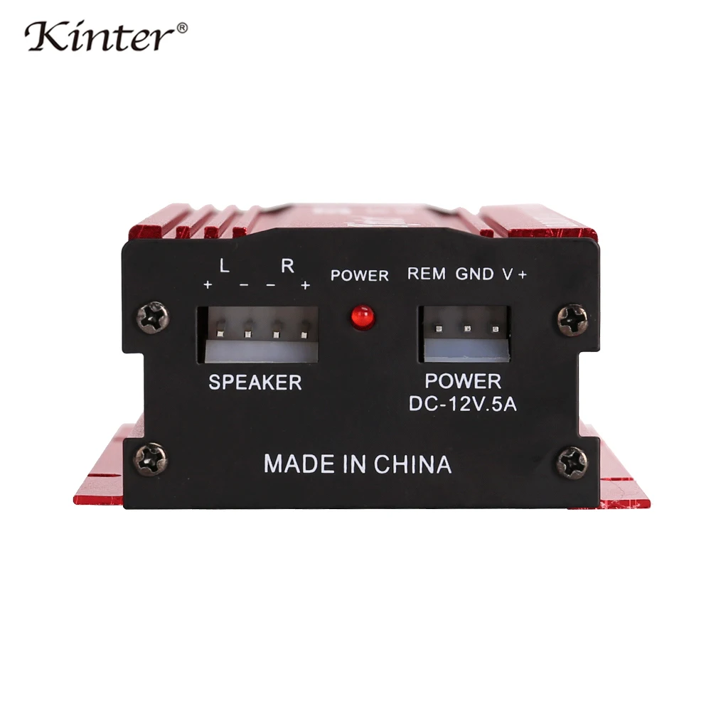 Kinter MA-150 Hi-Fi усилитель аудио мини 2CH DC12V воспроизведение стерео звука с динамиком