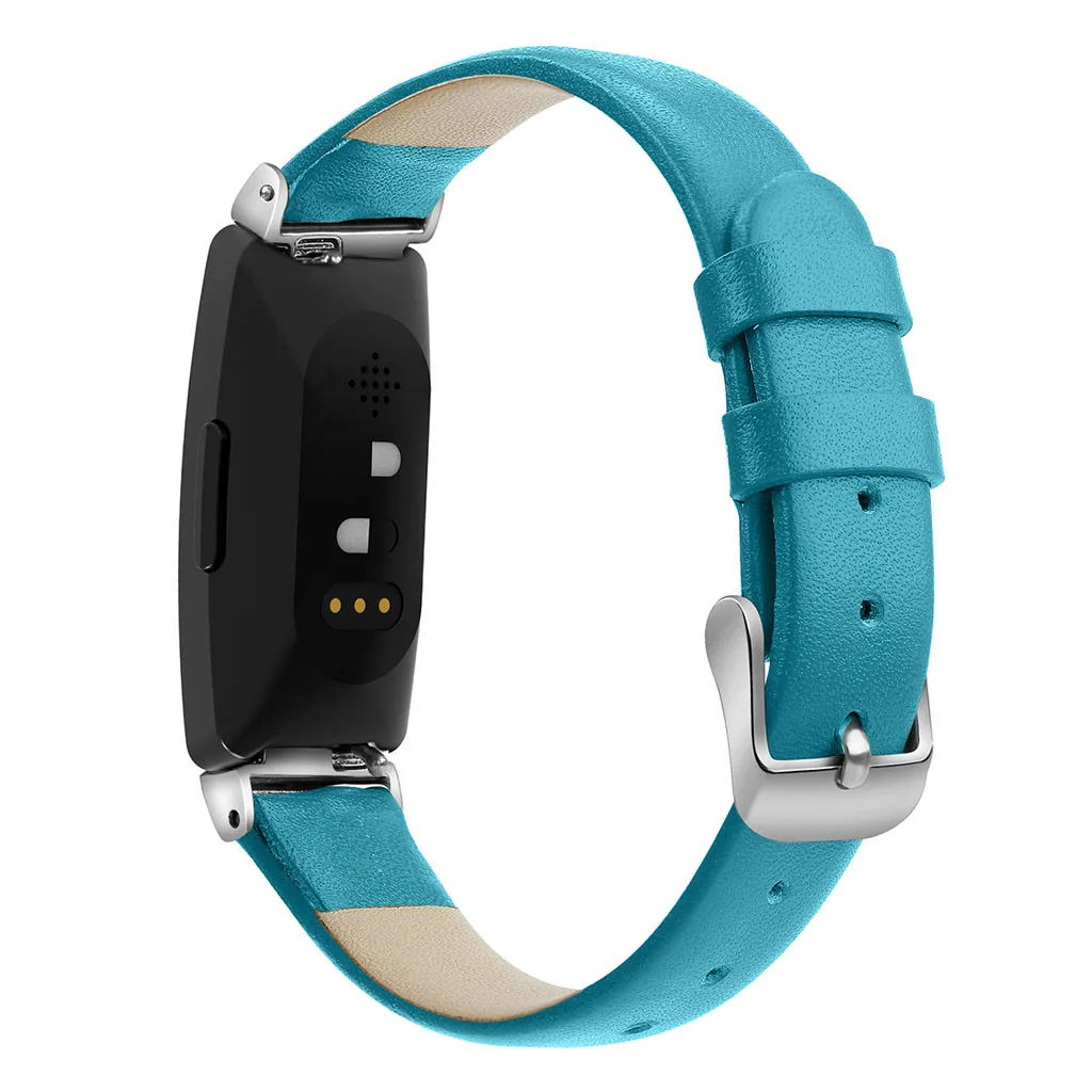 Ouhaobin кожаный ремешок для часов, ремешок для Fitbit Inspire/Inspire HR, роскошные кожаные ремешки, сменный Браслет с металлической пряжкой 430#2