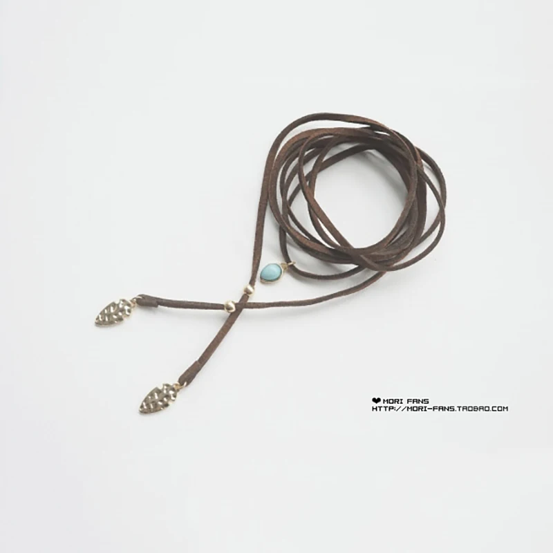 Богемный Стиль Простой Линия Строка Shell Многослойная Висячие Коричневый