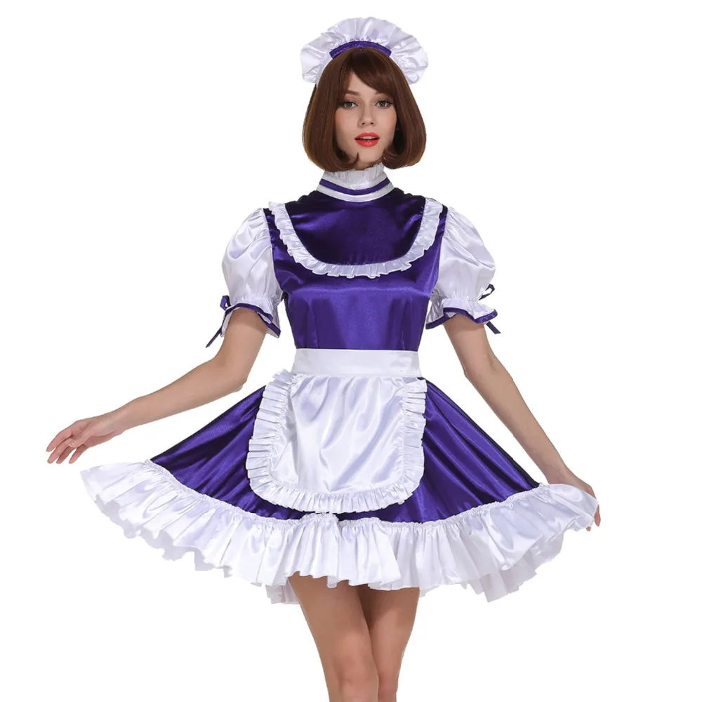 Женское платье с замком фиолетовое для косплея|cosplay costume|lockable dresscosplay maid costume |
