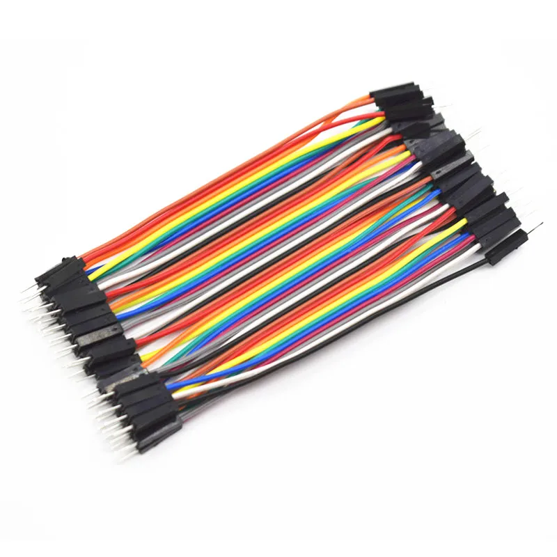 40pcs=1lot 10cm 2.54mm 1pin Male to jumper wire Dupont cable | Обустройство дома