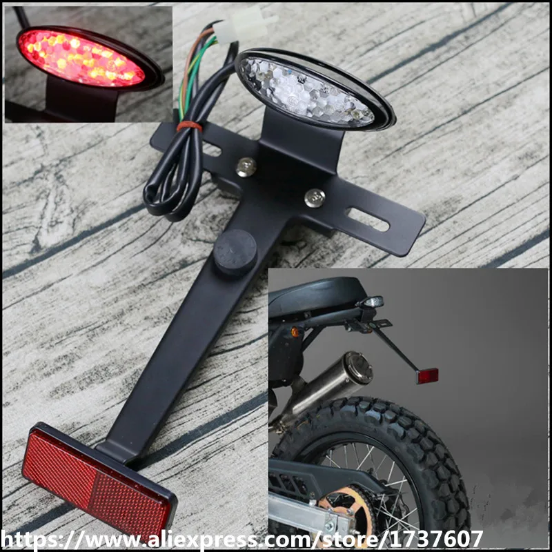 Светодиодный задний фонарь для мотоцикла в стиле ретро модифицированный с