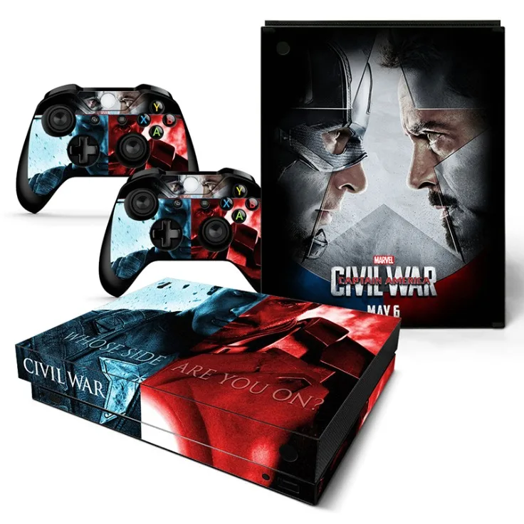 Новое поступление vinly ДЛЯ xbox One X консоль кожаная наклейка на контроллер всего тела - Цвет: TN-XboneX-0500