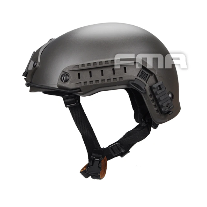 Баллистический шлем тактический для страйкбола пейнтбола АБС пластик серый