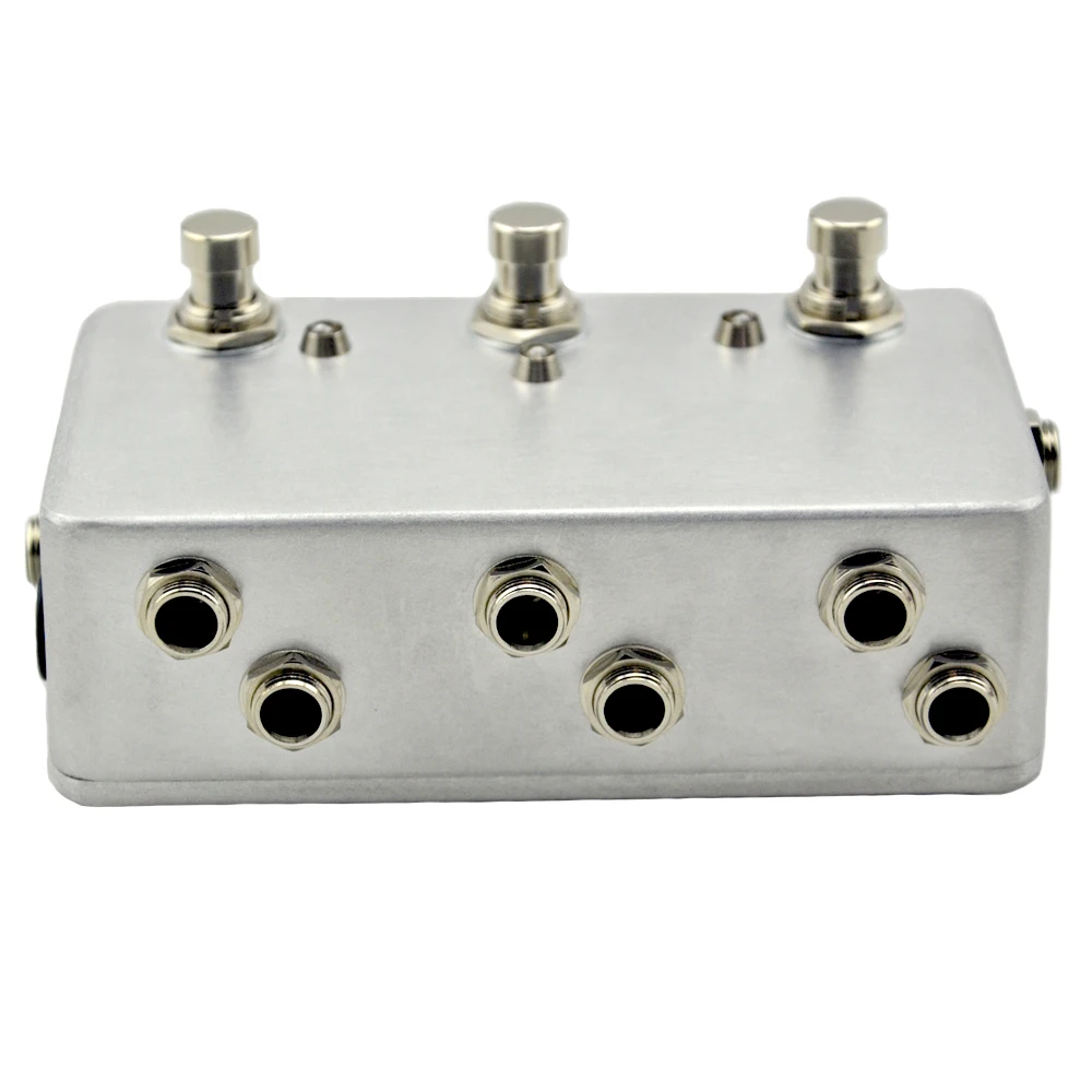 Placa de Interruptor de Pedal Seleção de Canal Bypass para Todos os Interruptores de Pedal Artesanal True Bypass 3looper-guitarra