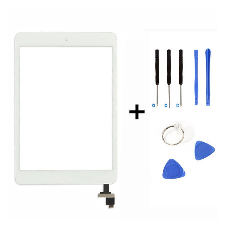 Сенсорный экран Sinbeda для iPad Mini 1 A1455 A1454 A1432 сенсорный дигитайзер стекло + IC и кнопка